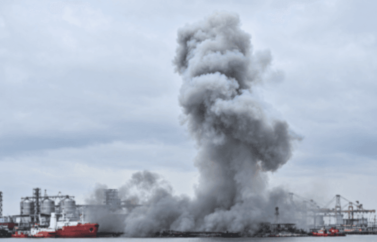 Explozie în Portul Constanța. O dronă marină cu 650 de kilograme de explozibil s-a autodetonat / VIDEO